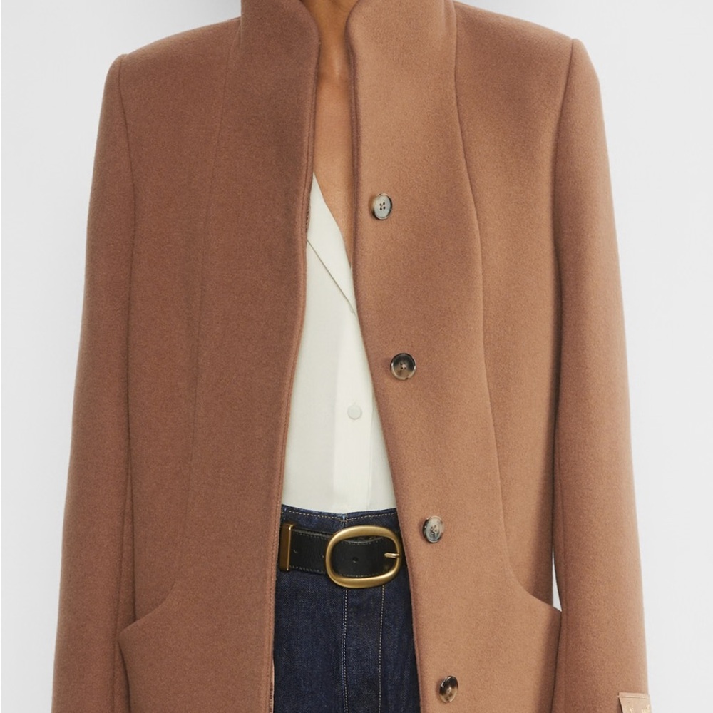 ARITZIA WILFRED COCOON WOOL COAT - Picture 4 of 8